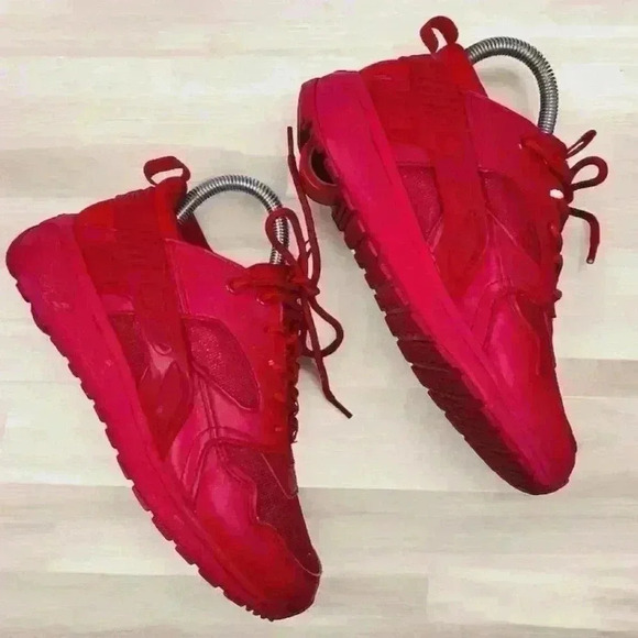 Heelys Skate Shoe Red Force Sneaker Wheeled Low Top SZ Youth 4 - Picture 11 of 14